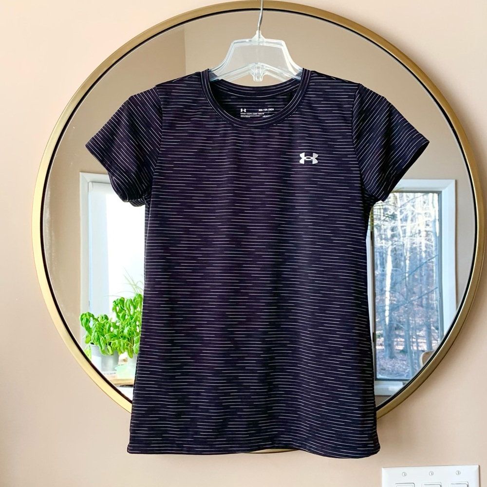 Under Armour Striped Short Sleeve Heatgear